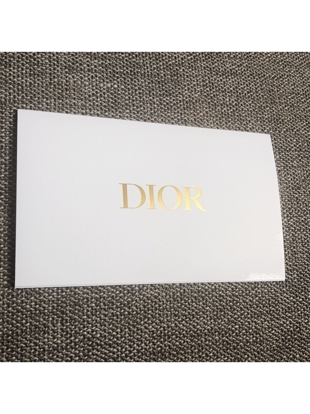 DIOR Gift Envelop with Interior Pocket 1 Envelope White Holiday Birthday